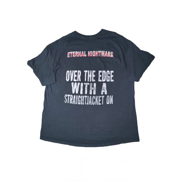 Vintage Vio-Lence 2008 Metal Tour T-Shirt All Over Print Size XL Music Y2K - Picture 5 of 7